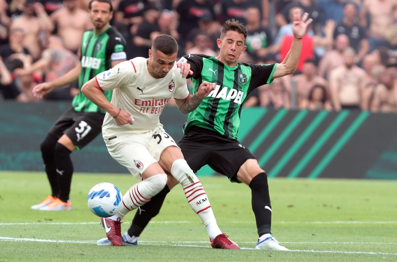 Sassuolo-Milan 0-3: tabellino, statistiche e marcatori