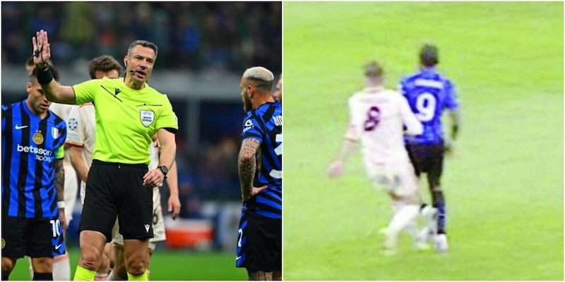 Moviola Inter-Bayern Monaco: Vincic la tiene, Goretzka-Thuram siamo al limite 