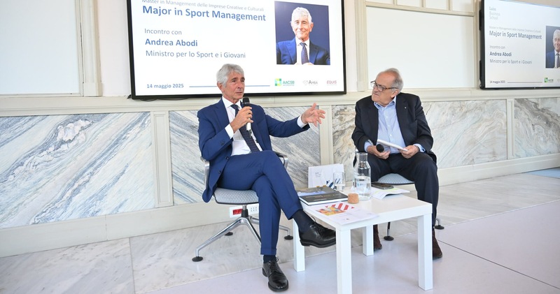 Master in Sport Management Luiss Business School, il Ministro Abodi incontra gli studenti