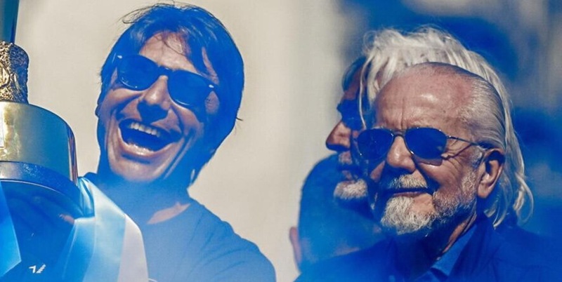 Conte, vertice decisivo con De Laurentiis: il richiamo della Juve &egrave; forte, ma la moglie e Oriali...