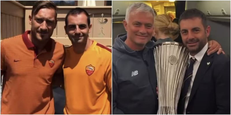 Roma, l'addio del fisioterapista Martinelli: "Dieci anni di ricordi"