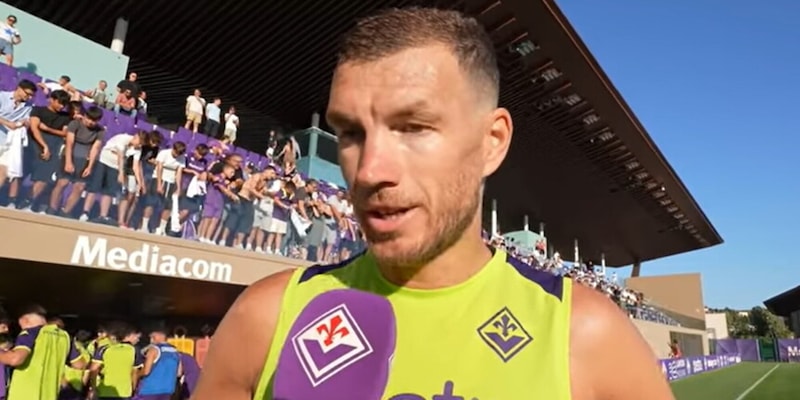 Dzeko: "Obiettivo far vincere la Fiorentina. Mi sento già a casa"