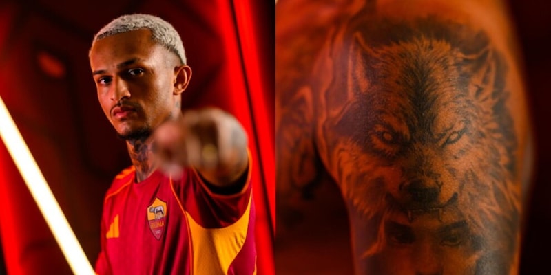 Le prime foto di Wesley con la Roma: il dettaglio del tatuaggio che fa sognare i tifosi
