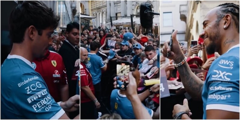 <!--StartFragment -->
<p><!--StartFragment --></p>
<p>Hamilton e Leclerc pronti per Monza: "Sarà come un ballo sulle punte. Vincere? Non c'è due..."</p>
<p><!--EndFragment --></p>