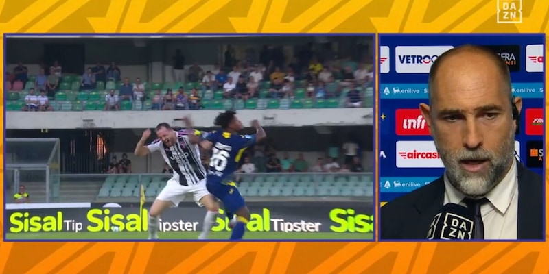Tudor furioso contro arbitro e Var dopo Verona-Juve: "&Egrave; vergognoso"