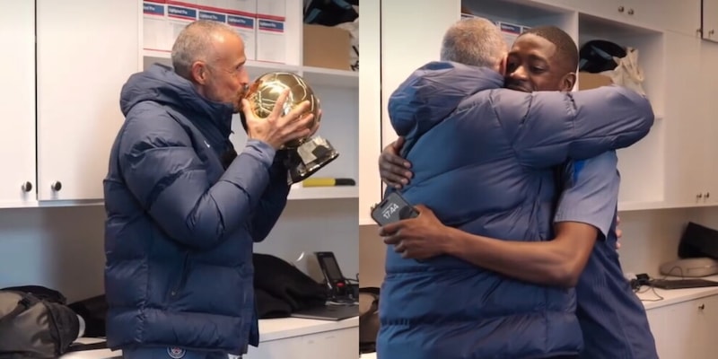 Dembel&eacute; torna da Luis Enrique con il Pallone d&#39;Oro: la reazione del Psg &egrave; sensazionale VIDEO