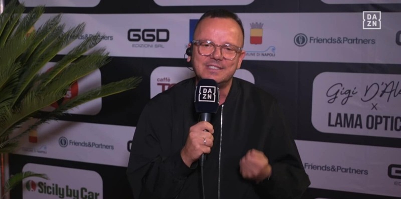 Gigi D'Alessio: "Napoli? Speriamo di vincere lo scudetto". Poi su Conte…