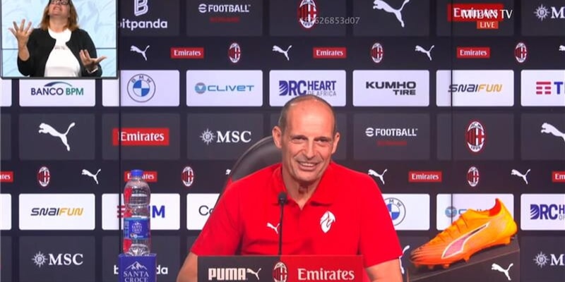 La battuta di Allegri prima di Juve-Milan: &quot;Se rischio di sbagliare panchina? Le hanno invertite apposta…&quot;
