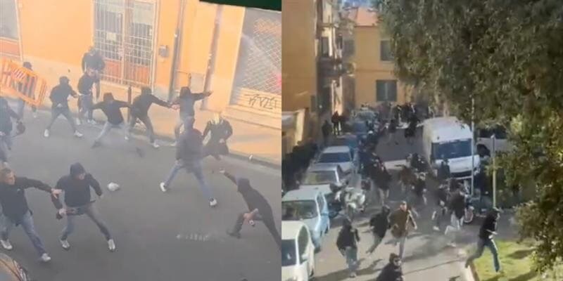 Scontro tra tifoserie prima di Pisa-Verona: ci sono feriti