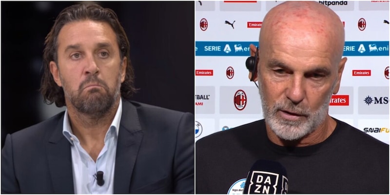 Pioli nervoso se la prende con Toni in diretta tv: "Le vedi le partite?"