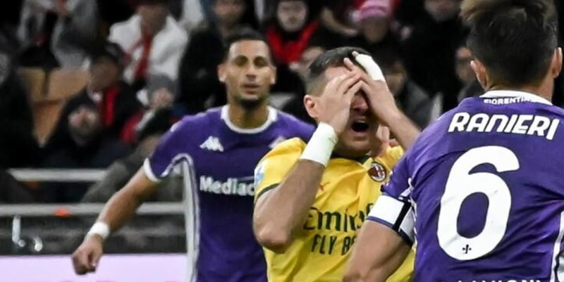 Il rigore dato a Milan-Fiorentina continua a far discutere: i tifosi sui social se la prendono con Gimenez&nbsp;