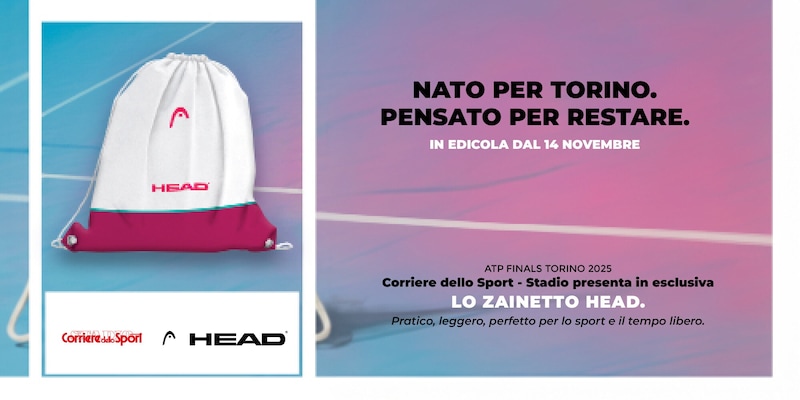HEAD in edicola con il Corriere dello Sport&ndash;Stadio. Nato per Torino. Pensato per restare