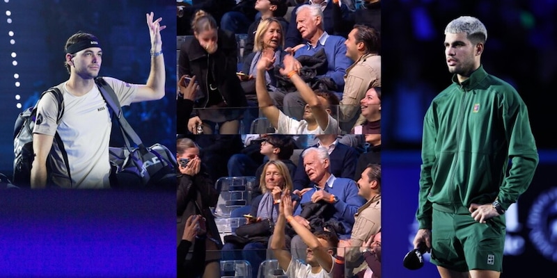 Succede davvero di tutto alle Atp Finals di Torino: la proposta di matrimonio sorprende Fritz e Alcaraz