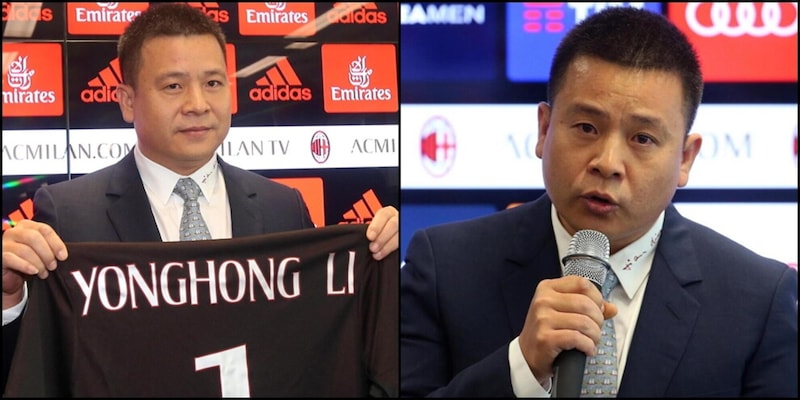 Milan, ricordi Yonghong Li? &Egrave;&nbsp;finito in bancarotta, debito da oltre 250&nbsp;milioni di euro
