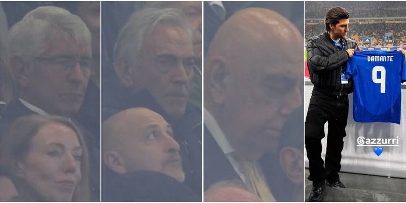 Da Giuntoli a Galliani e De Zerbi, quanti personaggi per Italia-Norvegia: tutti i nomi