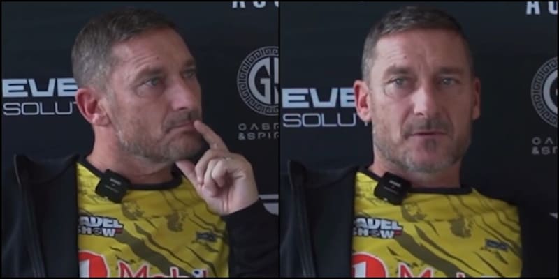 Totti: "Il lavoro di Gasperini? Non si vede ancora, pensa quando si vedr&agrave;... Per lo scudetto &egrave; lotta a tre"