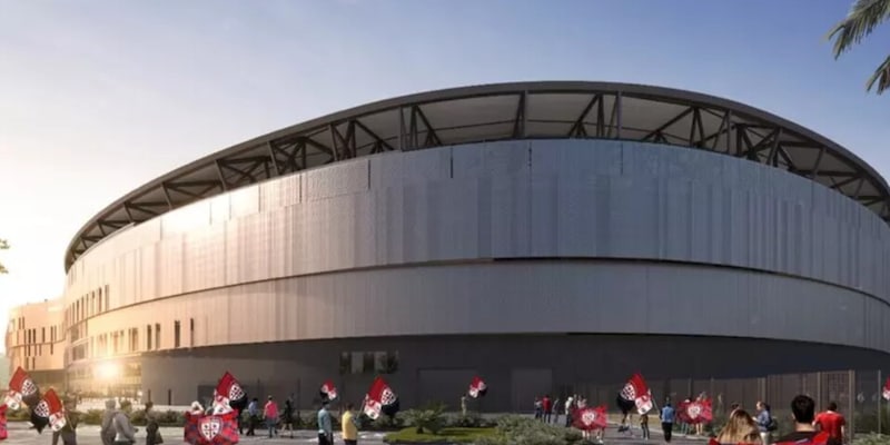 Cagliari, il nuovo stadio vede la luce: c&#39;&egrave; la data per la consegna del piano economico