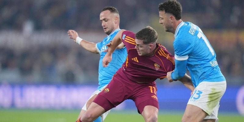 Roma sconfitta 1‑2 a Napoli: la carenza di un tassello chiave secondo Gasperini