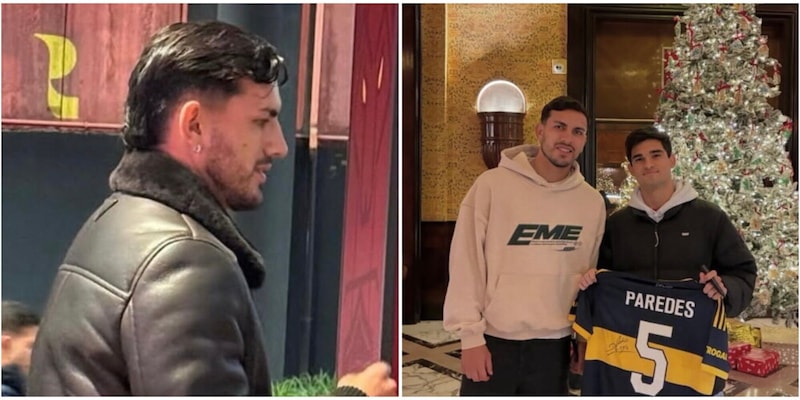 Sorpresa all'Olimpico: a fare il tifo per la Roma c'&egrave; Paredes