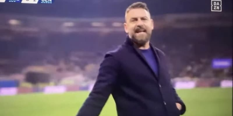 Video di De Rossi in campo: reazioni e contesto della partita del Genoa