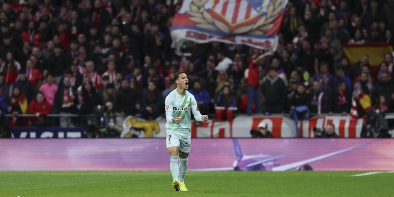 Betis vince su Atletico Madrid grazie a Antony