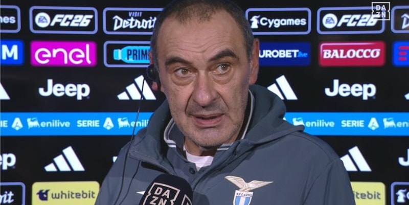 Sarri elogia la Lazio: 2‑0 su Juventus, ma avverte di difficoltà e tensioni tra tifosi e club