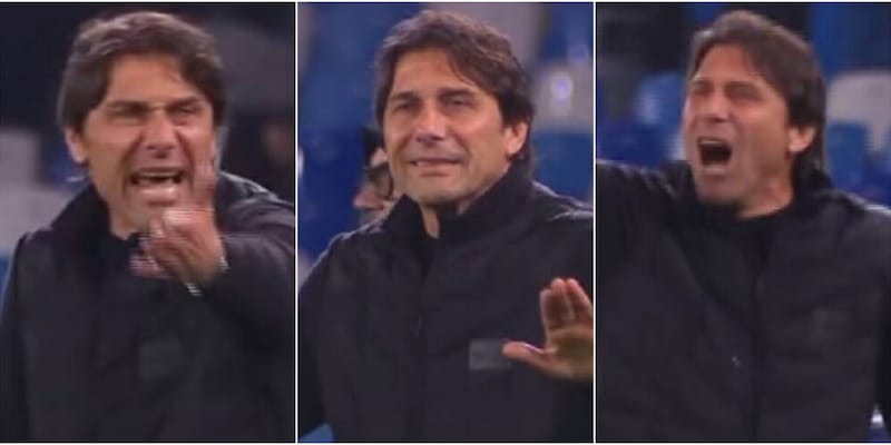 Conte in furore: la frase contro l'arbitro dopo il mancato rosso al Como