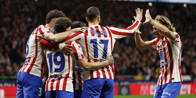 Atletico Madrid sconfigge Barcellona con 4 gol in un tempo al Metropolitano