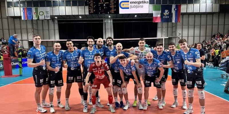Champions League: Trento corsara a Lubiana