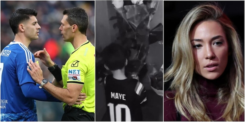 Morata espulso dalla Fiorentina e Alice Campello cancella video di San Valentino
