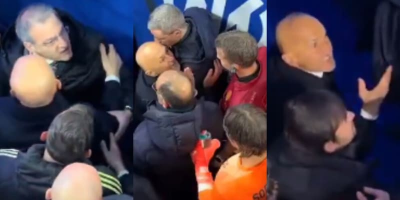Kalulu espulso: Spalletti e Comolli criticano l'arbitro nel tunnel dopo il derby Inter‑Juventus