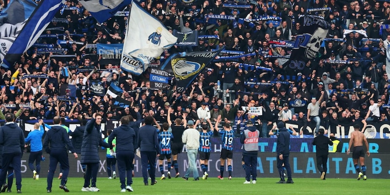 Tifoso Atalanta lancia bicchiere di birra sul campo a Bergamo: la Lega impone multa e divieto