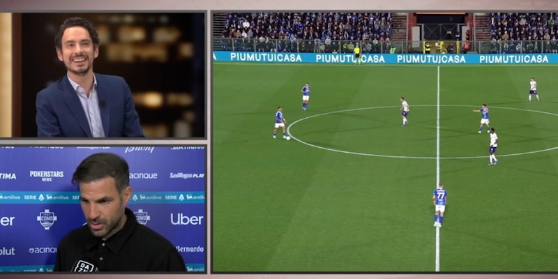 <p>Il giornalista fa una domanda tattica in tv, la risposta di Fabregas: "No, non te la racconto"</p>