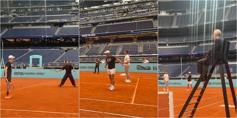 Sinner-Bellingham contro Nadal-Courtois al Bernabeu: e il giudice &egrave; Florentino Perez!