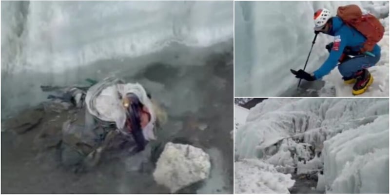 Lo scioglimento dei ghiacci rivela un corpo sul Monte Everest: la macabra scoperta