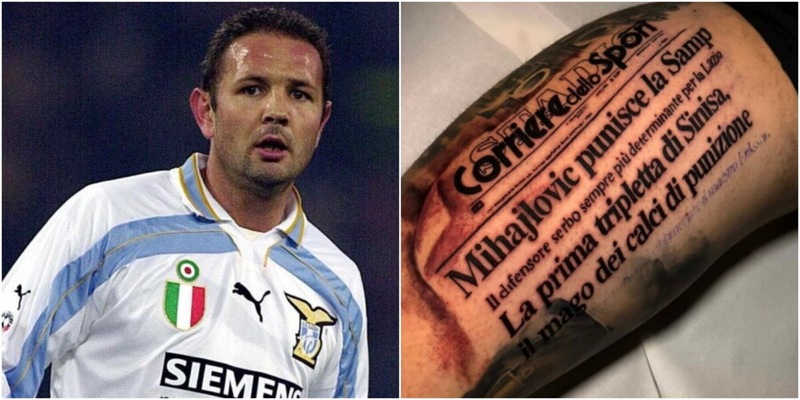Il figlio di Mihajlovic emoziona tutti: il tatuaggio con una pagina speciale