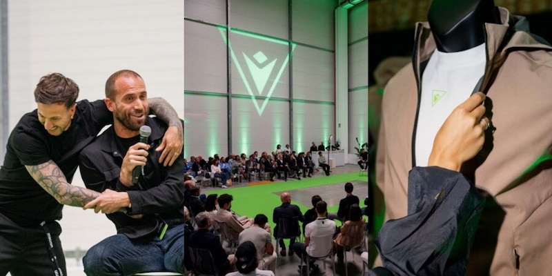 Bernardeschi e De Silvestri tra sport e fashion: eccoli all'evento Macron