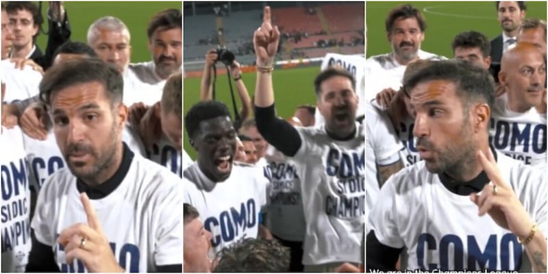 Il discorso da brividi di Fabregas: "Ve l'ho detto il giorno prima di Parma..."