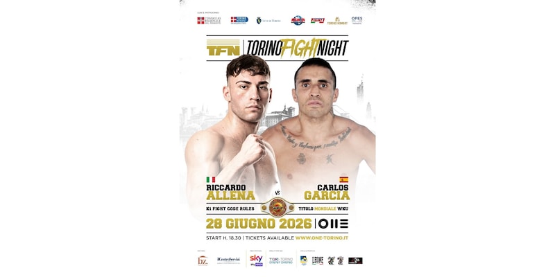 Torino capitale del K-1: il Kickboxer Riccardo Allena all'assalto del Titolo Mondiale WKU