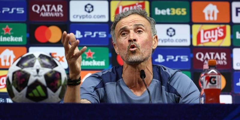 Luis Enrique prima della finale di Champions League: 