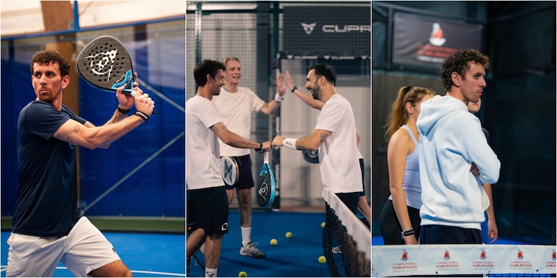 Padel, la clinic con Simone Salernitano e i suoi preziosi co