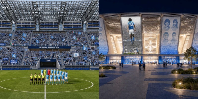 Un investimento da 200 milioni, più posti e 16 sky box per i vip: ecco il progetto per lo Stadio Maradona