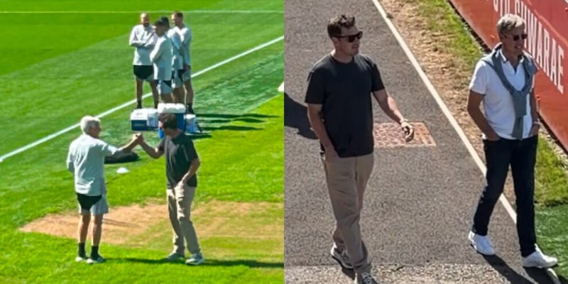 Roma, Ryan Friedkin in campo: assiste all&rsquo;allenamento in Galles