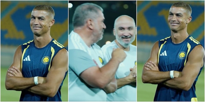 Cristiano Ronaldo torna all'Al Nassr dopo le vancanze: il nuovo look e l'applauso per il matrimonio con Georgina