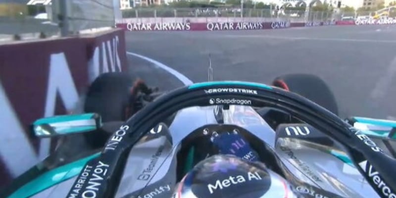 Qualifiche Baku: Russell in pole davanti a Leclerc. Antonelli sbaglia, partir&agrave; solo 16&deg;