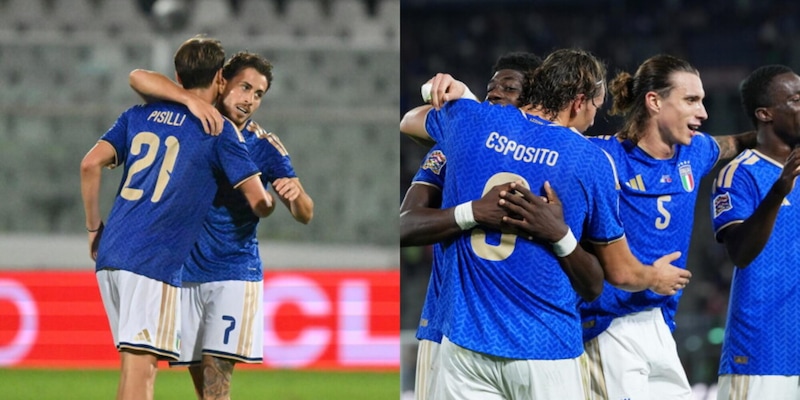 Un pieno di azzurro