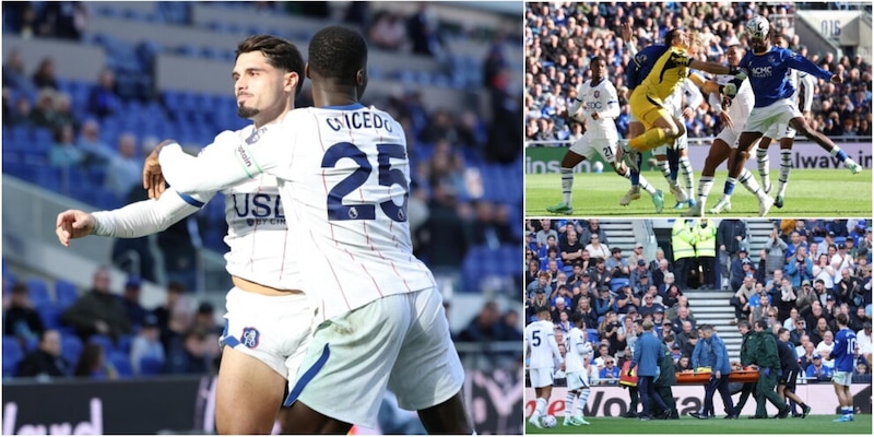 Pedro Neto show: il Chelsea piega l'Everton. Paura per Emiliano Martinez