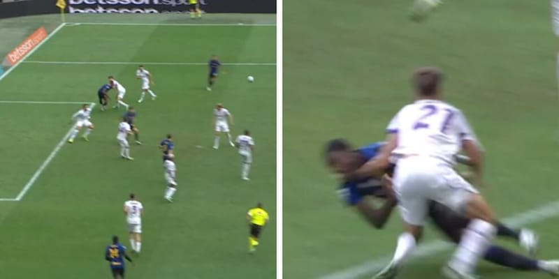 Moviola Inter-Fiorentina: il rigore su Thuram è una decisione corretta