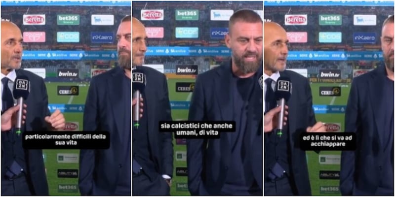 Siparietto tra De Rossi e Spalletti prima di Genoa-Juventus
