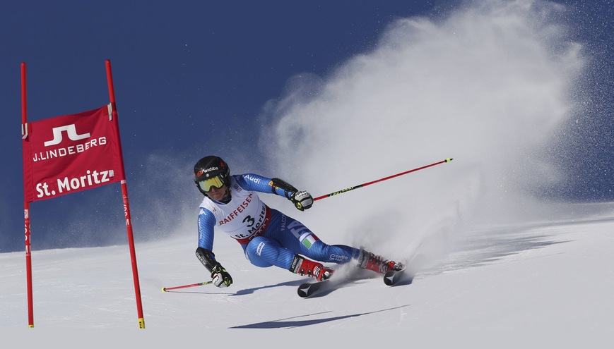 Sci Gigante Di Saint Moritz Worley Prima Goggia Seconda